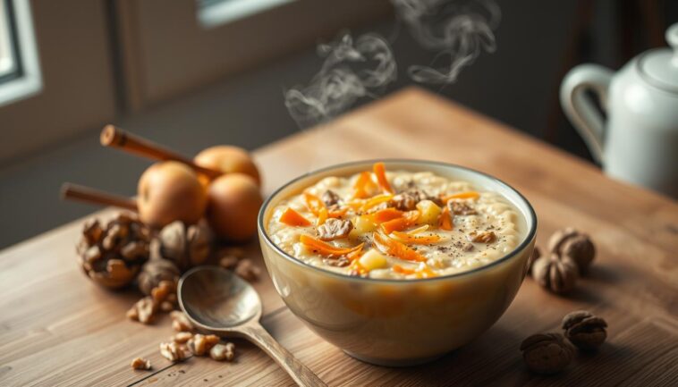 Apfel-Möhren-Porridge Rezept