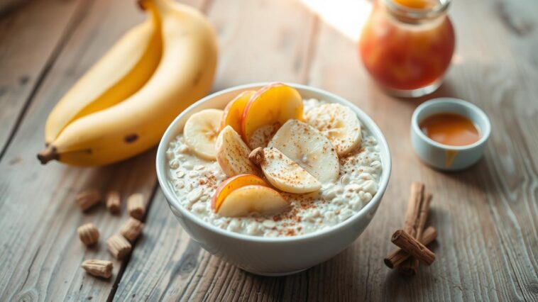 Banane-Apfel-Overnight-Oats Rezept