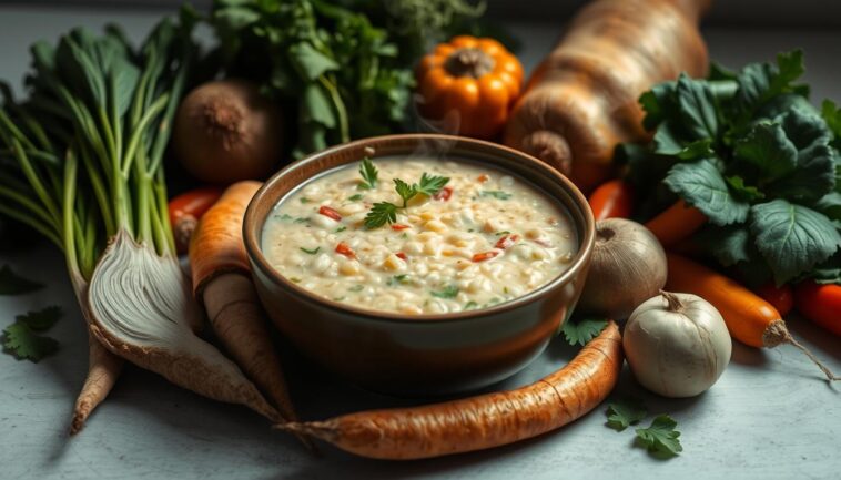 Gemüse-Porridge Rezept