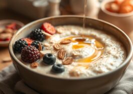 Hafer-Porridge für glutenfreies Frühstück