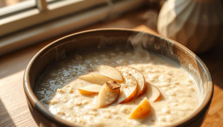 Haferbrei mit Apfel