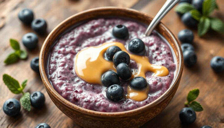 Heidelbeer-Porridge Rezept