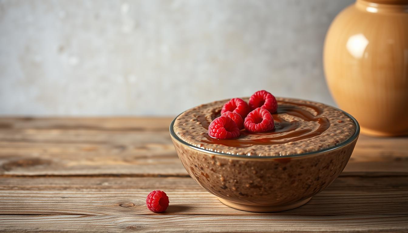 Himbeer-Schoko-Porridge Rezept