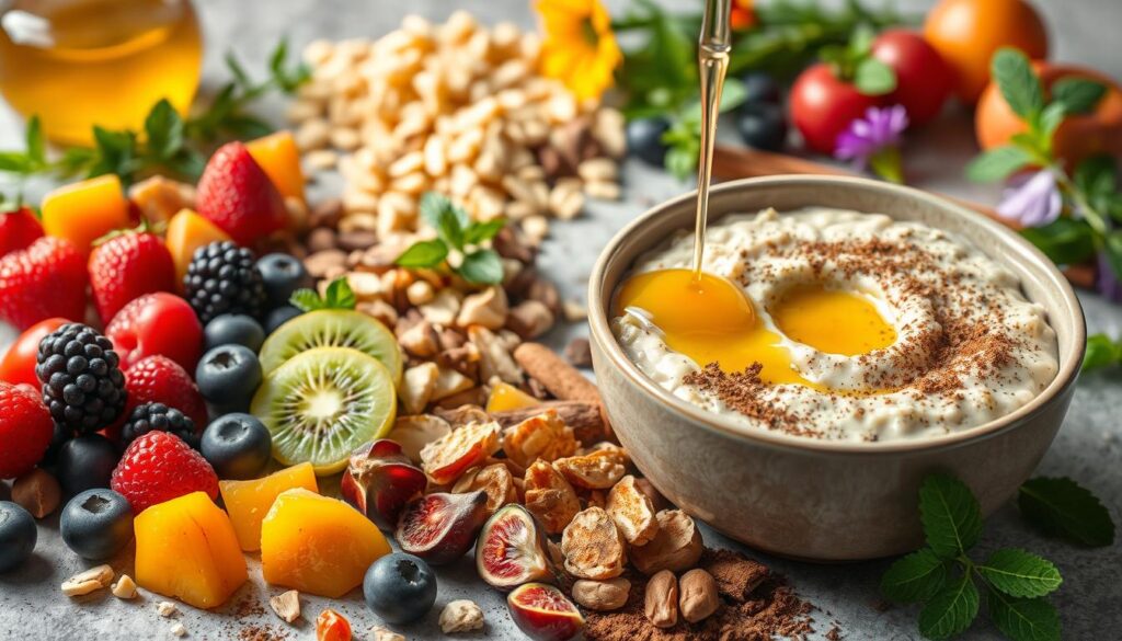 Kreative Toppings für Haferbrei
