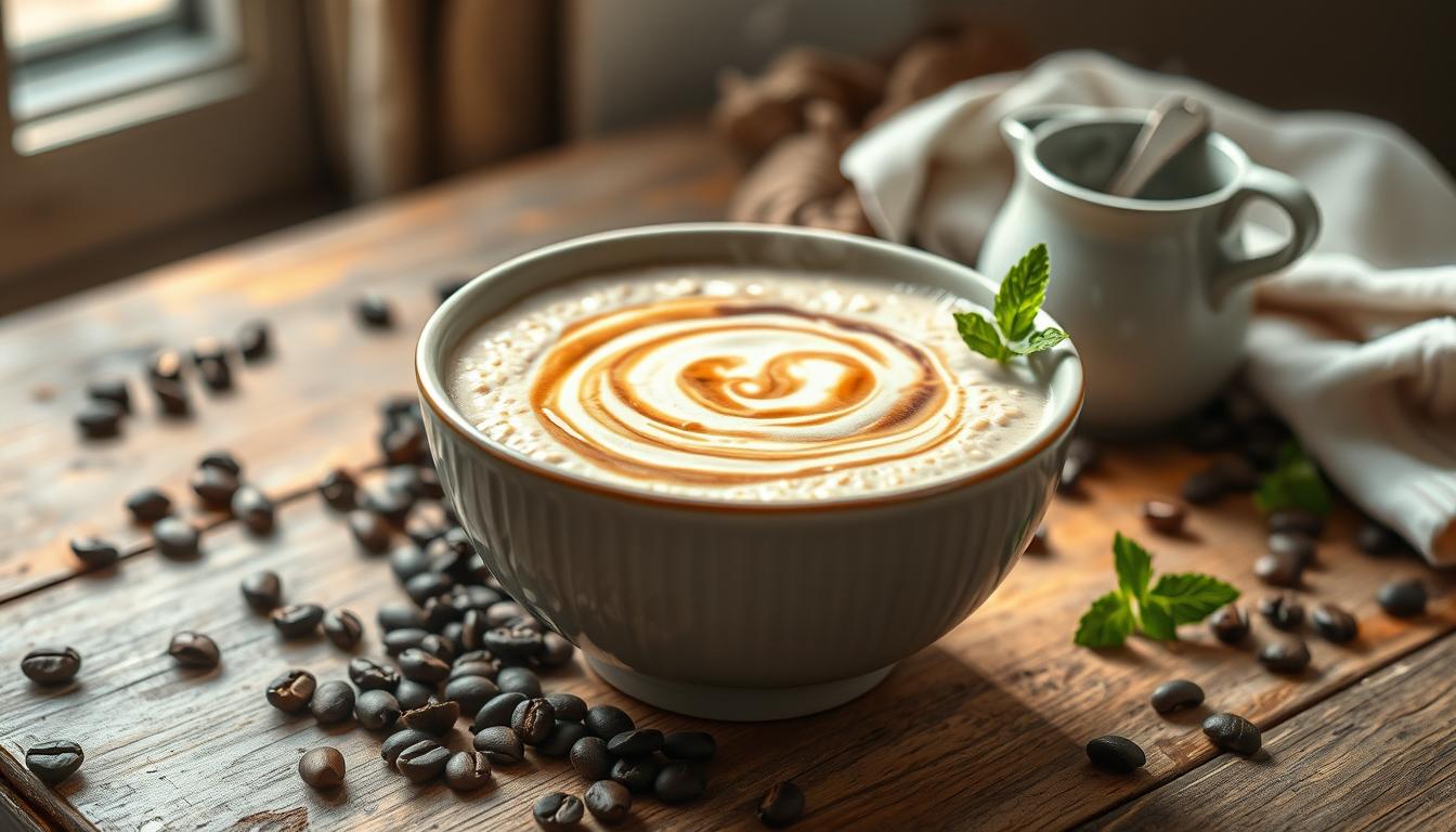 Latte Macchiato Porridge Rezept