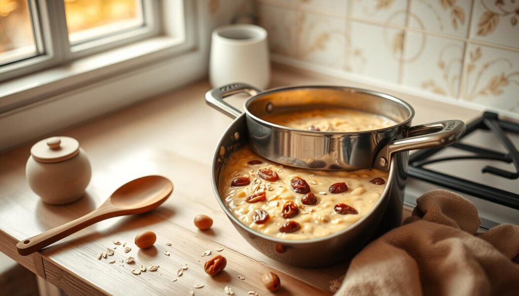Ofen-Porridge Zubereitung