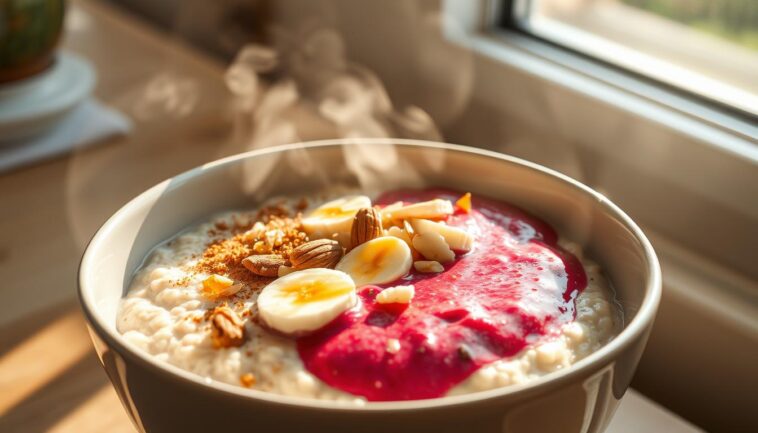 Porridge Smoothie Frühstück