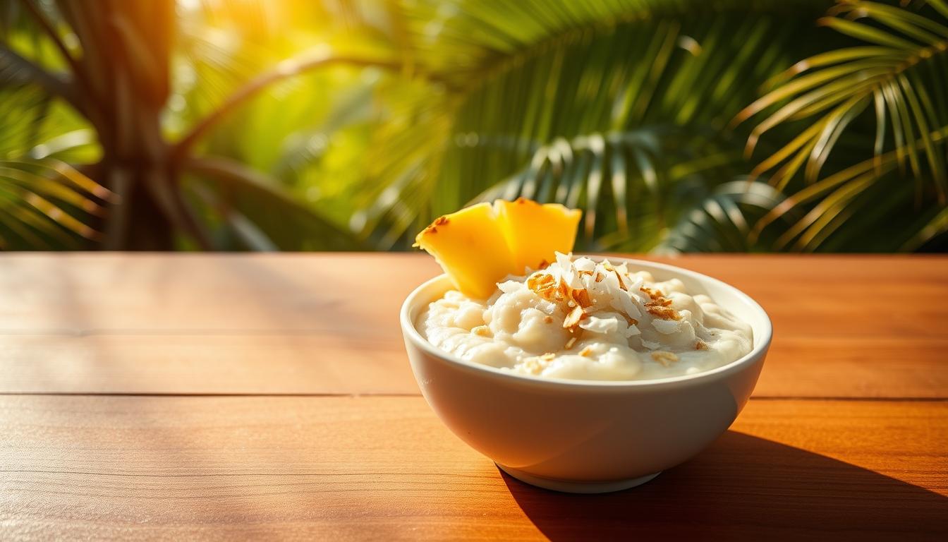 Porridge à la Pina Colada Rezept