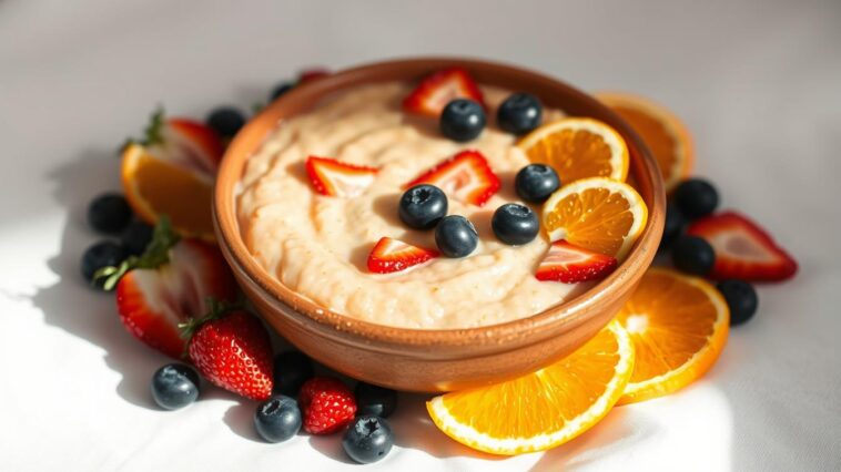 Porridge mit Früchten