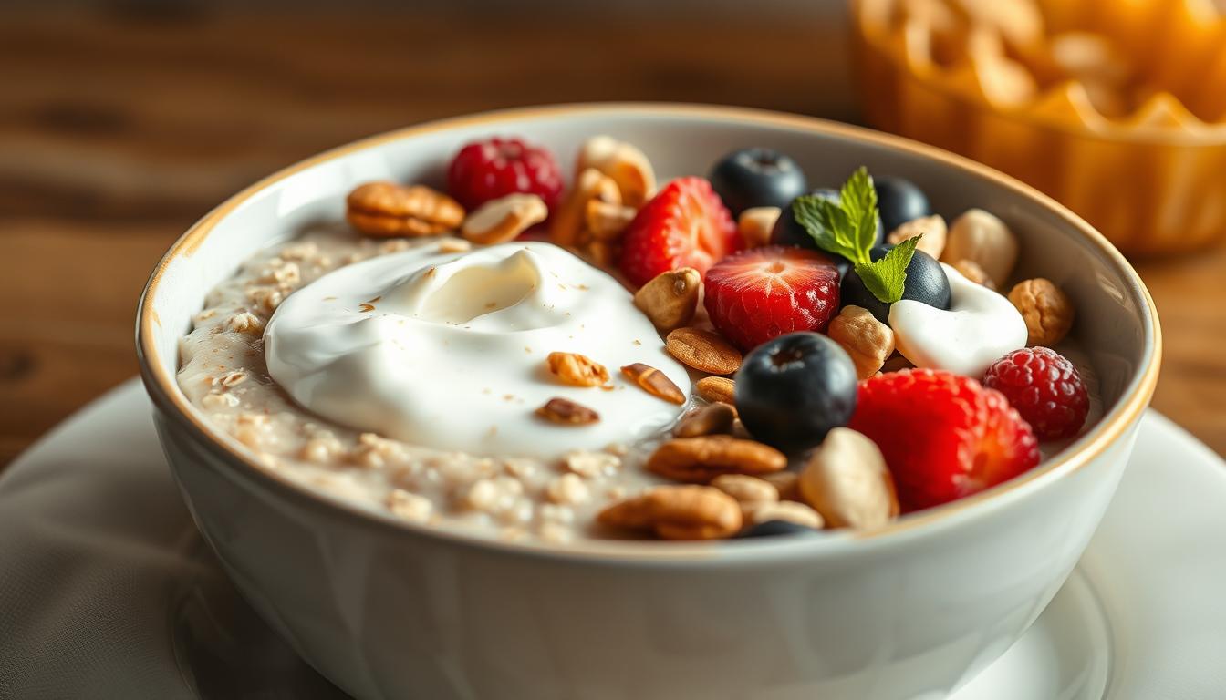 Protein Frühstück Porridge