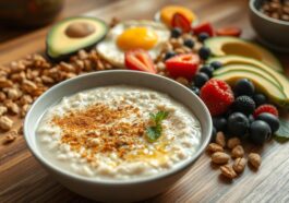 Proteinreiches Frühstück mit Haferbrei