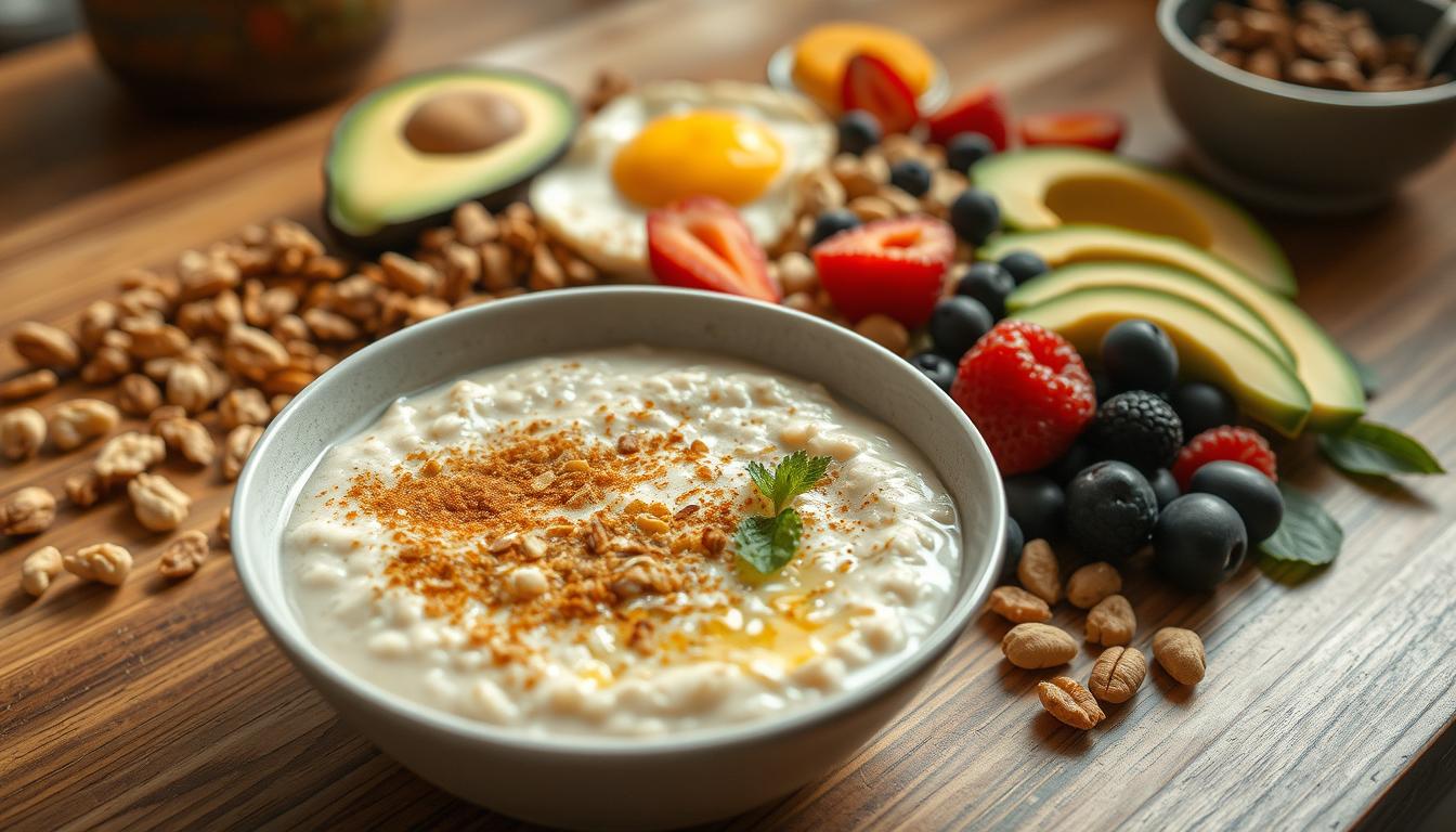 Proteinreiches Frühstück mit Haferbrei