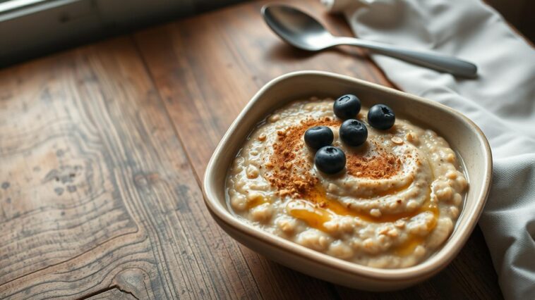 Quinoa-Haferflocken-Porridge Rezept