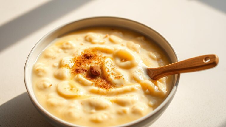 Schnelles Bananen-Porridge