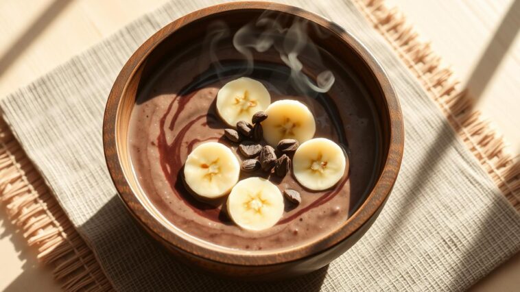 Schoko-Bananen-Porridge