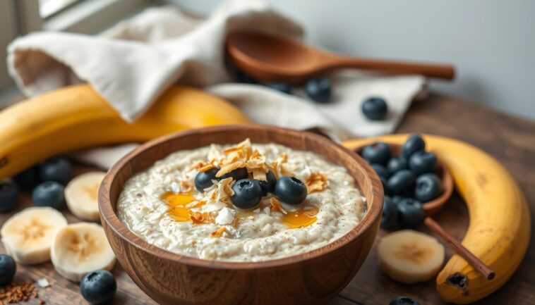 Veganes Dinkel-Kokos-Porridge Rezept