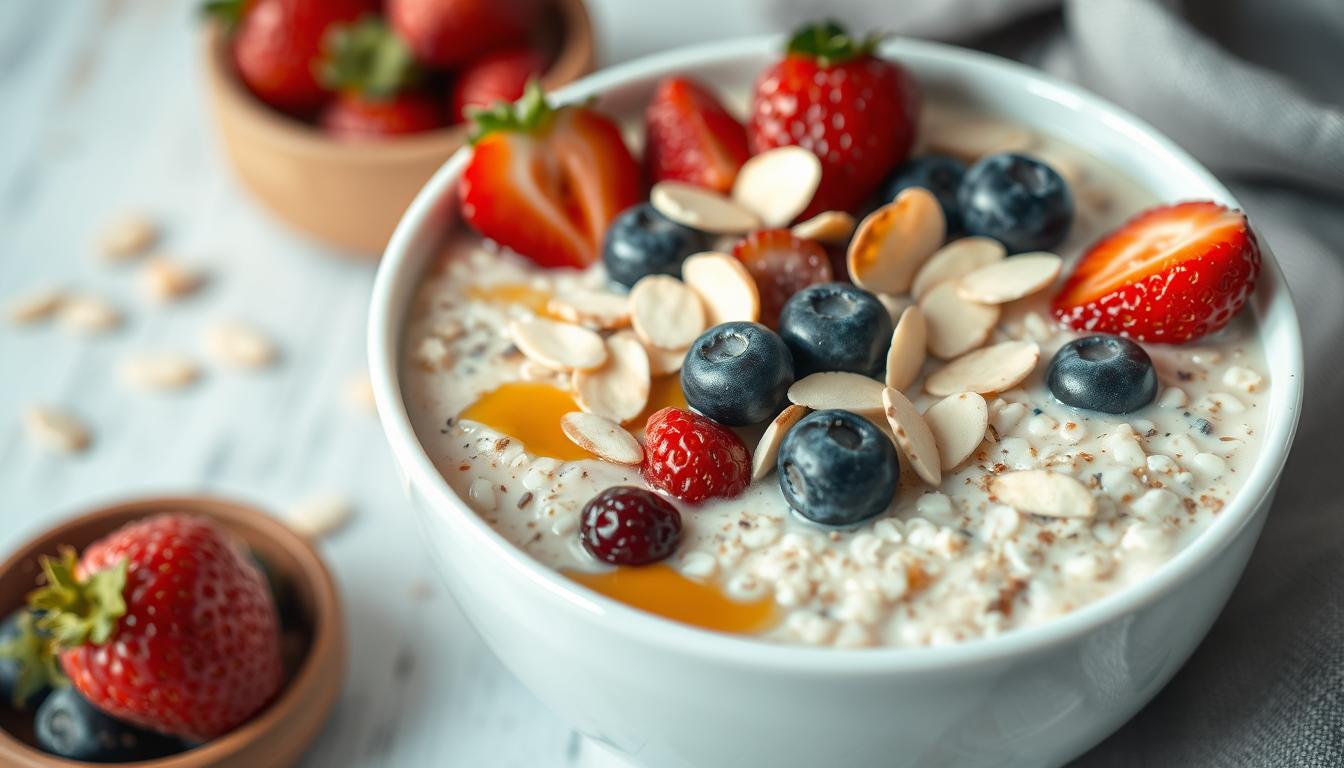Veganes Frühstück Porridge