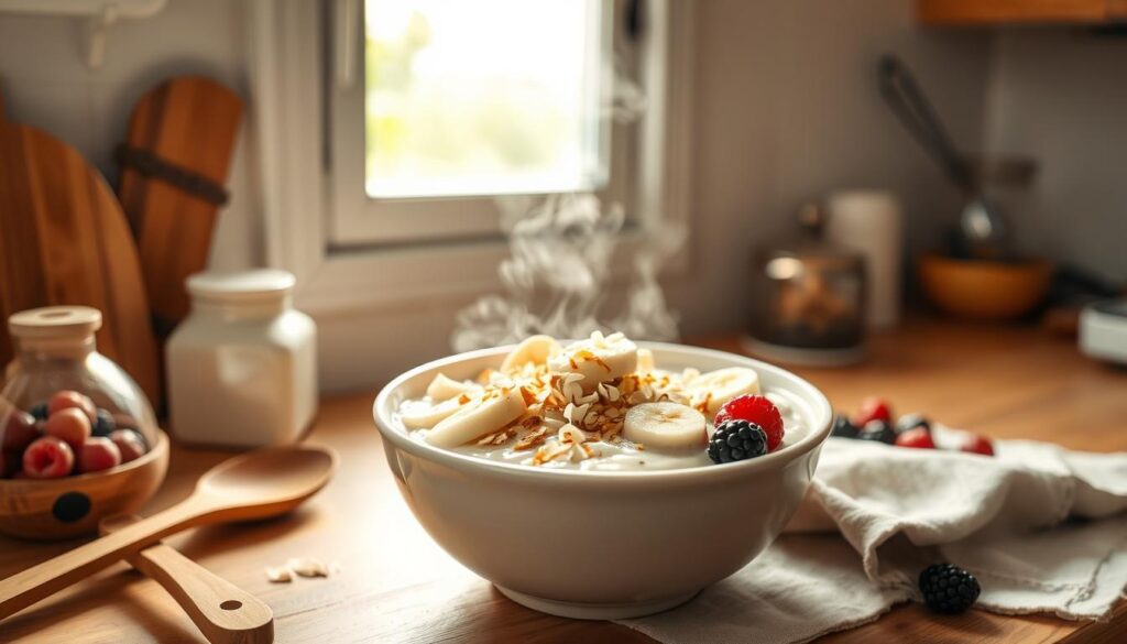 Zubereitung Bananen-Kokos-Porridge