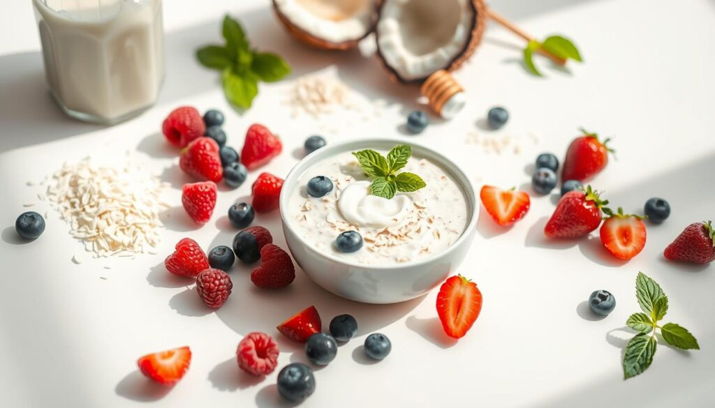 Zutaten für Kokos-Porridge