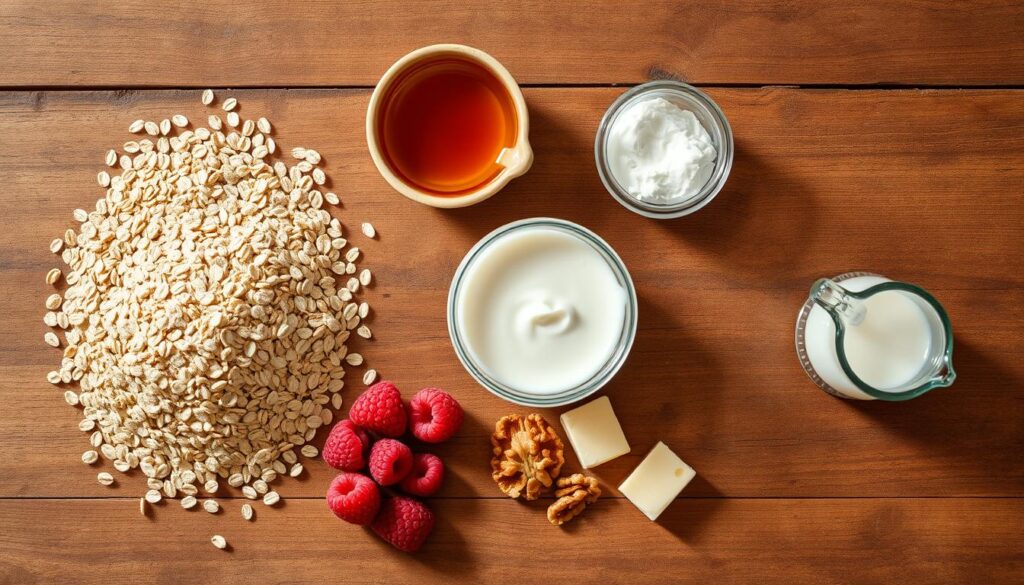 Zutaten für Porridge-Taler